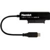 Hamlet Convertitore computer Usb 3.1 Type C To Sata Iii XADTC SATA