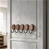 Ganci per asciugamani auto per for porte interne per cucina bagno 3,8x3,5x8,5 cm