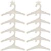 10 Pcs Appendiabiti in Legno Per Bambini Grucce Neonato Da Bambino