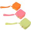 3 Pcs Portamonete in Silicone Mini Pochette Cerniera Custodia Per Auricolari