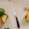 SABATIER Rousselon Edonist Jet Lama seghettata Coltello Multiuso in Scatola, in Acciaio Inox, Nero, 13 x 30 x 30 cm
