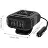 per riscaldatore Auto Rotante 150W per Parabrezza e Interni con Design