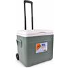 Cooler Box 30L con Ruote, Borsa Frigo Rigida per Campeggio e Outdoor, da