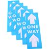 5 Pcs Adesivi Con Indicazione Della Freccia Per Negozio Etichette