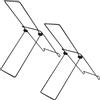 No Supporto per Pannello Solare da Giardino, 2 Pezzi, Supporto per Pannello So3070