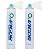 Non specificato Bomboletta ossigeno inalazione 2x14L 90-99,4% O2 inodore con boccaglio