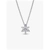 Pandora Collana Pendente Herbarium Fiore Luminoso 392387C01-45 Argento Zirconi Heart