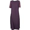 TREBARRABI Abito Donna Over Ovetto Plum ADEN LIN MADE IN ITALY