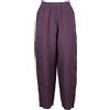 TREBARRABI Pantalone Donna Ovetto in Lino Plum PRUX LIN Made in Italy