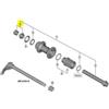 Shimano FH-MT501 left hand lock nut and cone with dust cover