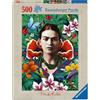 Ravensburger Erwachsenenpuzzle 500 Teile - Frida Kahlo, blühende Fantasie