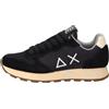 Sun68 Sneakers Camoscio tessuto Uomo nero Z46105 11