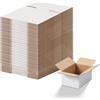 EYMPEU Scatola di Cartone 15.3x10.2x7.6cm per Spedizione Bianca Set di 40