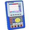 PeakTech 1205 - Oscilloscopio digitale a 2 canali portatile (20 MHz) e Multimetro True RMS (4000 conteggi) con interfaccia USB e schermo a colori da 3,8 , DSO, Custodia e Accessori