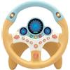 Volante Giocattolo con Base Interattivo Volante di Simulazione per Auto,