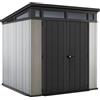 Keter Casetta da Giardino Artisan 7x7 Effetto legno spazzolato Grigio 4,7 m²