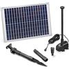 Esotec Pompa solare per laghetto da 20 Watt modulo solare 1350 l/h portata 1,9 m set