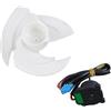 Motore ventola condensatore 12V 1A con lama per modelli per LG LMXS