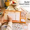 Quaderno abitudini bambini con tabella punti e ricompense, quaderno ricompense