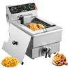 VEVOR Friggitrice Professionale Elettrica 3000W con Cestello Friggitrice a Olio