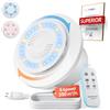 SLUELI Aspiratore Bagno 150mm 6 Velocità 2 Vie 350 m³/h Ventola Aspirazione Bagno