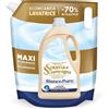 Spuma di Sciampagna Ecoricarica Detersivo Bianco Puro 1305ml 29 Lavaggi azione