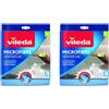 Vileda Panno Microfibra Plus Multiuso Celeste Media (Confezione da 2)