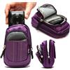 Navitech Purple Camera Case For Canon PowerShot A3100IS 12.1 MP Digital Camera