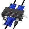 Does not apply KVM SWITCH VGA 2 PC 1 MONITOR COMMUTATORE USB 2 PORTE CON CAVI KVM INCLUSI
