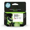 HP 3YM63AE 305XL High Yield Original Ink Cartridge, Tri-color, Pack of 1 Tri-Col