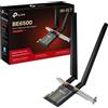TP-Link Archer TBE400E BE6500 4K-QAM Wi-Fi 7 Bluetooth 5.4 PCIe Adapter, Tri-Ban