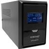 RVT SECURITY Gruppo di continuità UPS 800VA 360W Videosorveglianza DVR PC MODEM ROUTER