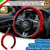 Esselle Parts COPRIVOLANTE ROSSO PER LAND ROVER RANGE ROVER EVOQUE EFFETTO PELLE ANTISCIVOLO