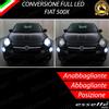 ESL KIT FARI FULL LED FIAT 500X FINO AL 2016 ANABBAGLIANTI ABBAGLIANTI DIURNE 6000K