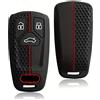 COVER CHIAVE AUDI A4L A6L A5 A8 SQ5 Q7 TTS RS S5 S7 GUSCIO TELECOMANDO SILICONE