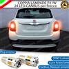ELT COPPIA LAMPADE P21W LED FIAT 500X fari alogeni CANBUS 24 FRECCE POSTERIORI LED