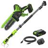 Greenworks 24V Mini motosega 2-in-1 senza spazzole, motosega a batteria