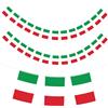 G2PLUS 11 m catena con bandiera italiana ghirlanda con 40 bandiere italiane