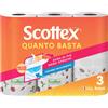 Scottex Quanto Basta Carta Da Cucina Opzione Mezzo Strappo 3 Maxi Rotoli