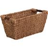 Honey Can Do Honey-Can-Do STO-02965 - Cestino per erba marina con manici, colore: Naturale, 45,5 x 22,5 x 20,5 cm