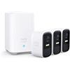 eufy Security eufycam 2C Kit 3 Wireless Esterno 180 Giorni | Batteria 180 Giorni, HD 1080p, IP65, Visione Notturna, Compatibile Alexa, Nessun Costo Mensile