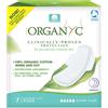 Organyc Assorbenti Notte con Ali in Cotone Certificato Biologico per Flusso