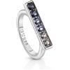 Guess Anello Donna GUESS UBR83038 Acciaio 3 Misure Swarovski Pietre Colorate