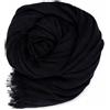 Foulard estivo in cotone e lino, minimalista a trama semplice, accessorio moda