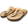 Birkenstock Sandali da donna Birkenstock Gizeh marrone ciabatte in sintetico vegan taglia 40