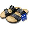 Birkenstock Sandali da donna Birkenstock Arizona neri ciabatte in Birko Flor taglia 41
