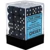 Chessex DND Dice Set-Chessex D&D Dice-12mm Speckled Stealth Plastic Polyhedral Dice Set-
