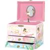 Scatola Musicale per Bambine - Portagioie Carillon per Bambini Con Ballerina Rot