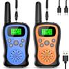 Pakinui Walkie Talkie Bambini Ricaricabili 2 Pezzi 3 KM Lungo Raggio Walky Talky Woki