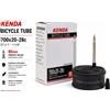 Kenda Camera D'aria Bici 700 x 20-28C Con Valvola Presta 80mm Nera